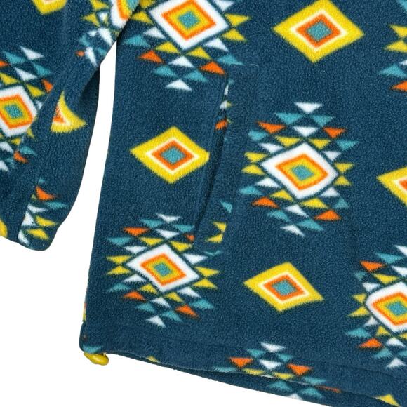 Massive Outdoor Fleece Hoodie Pullover Mens Size XL Aztec Southwestern Gorpcore - Picture 6 of 10